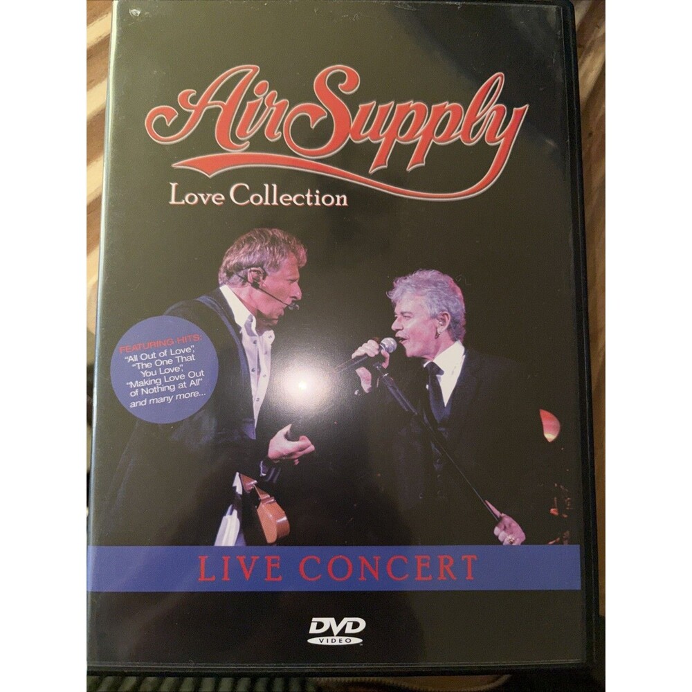 AIR SUPPLY - Love Collection Live Concert (DVD, 2006, Madacy)